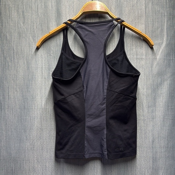 🏴 MEC Black Athletic Tank crop style Top size small - Picture 2 of 7